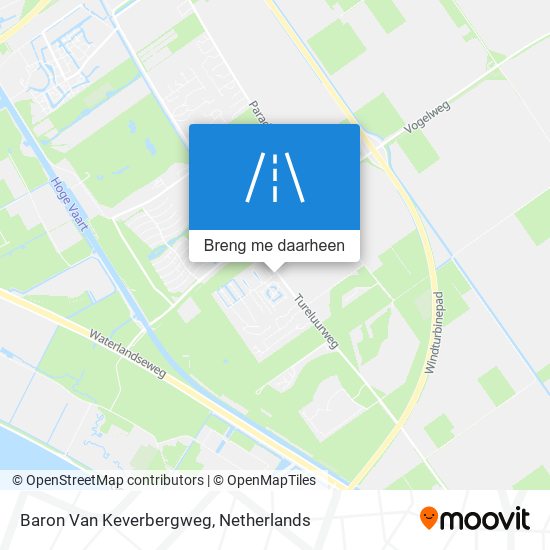 Baron Van Keverbergweg kaart