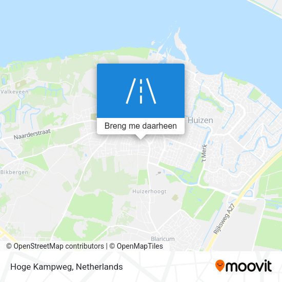 Hoge Kampweg kaart