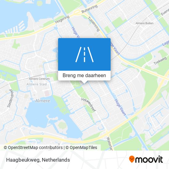 Haagbeukweg kaart