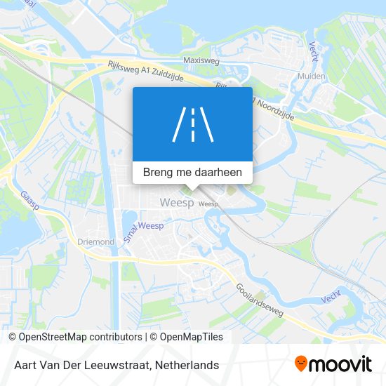 Aart Van Der Leeuwstraat kaart