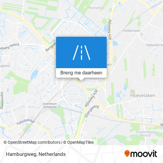 Hamburgweg kaart
