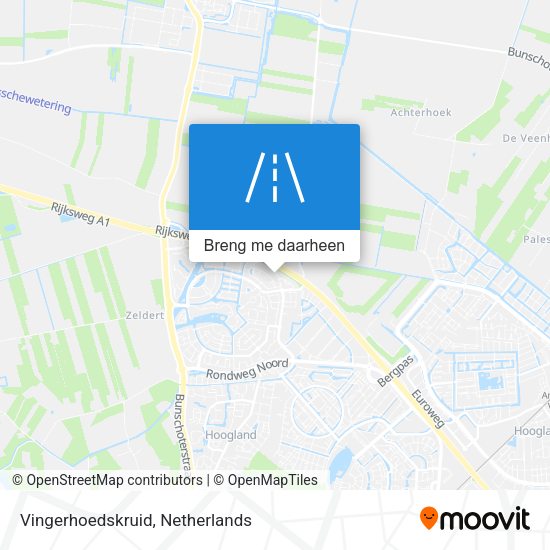Vingerhoedskruid kaart