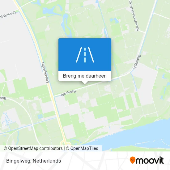 Bingelweg kaart