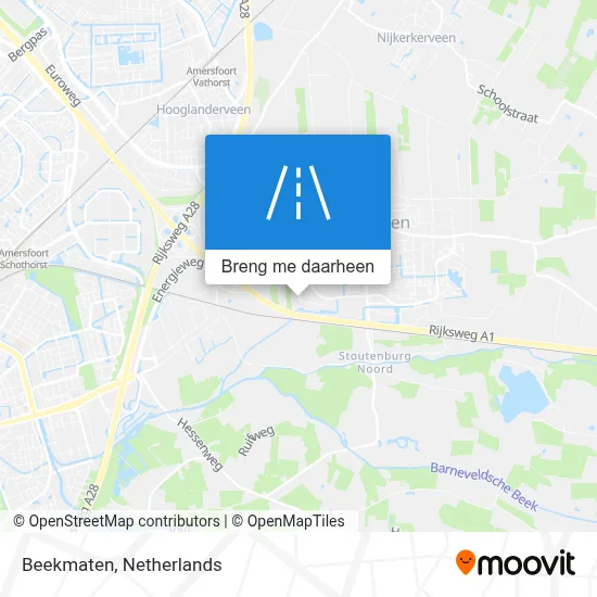 Beekmaten kaart