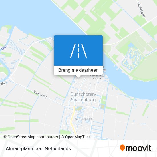 Almareplantsoen kaart