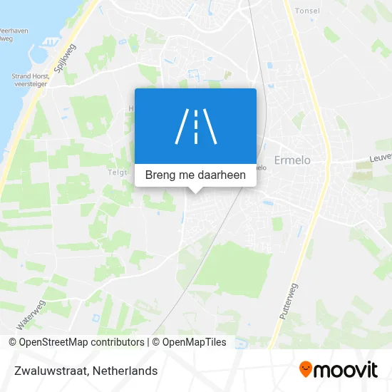 Zwaluwstraat kaart
