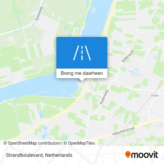 Strandboulevard kaart