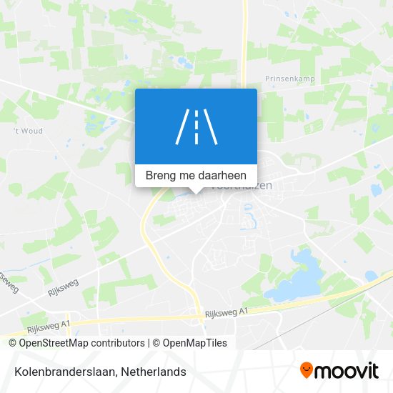 Kolenbranderslaan kaart