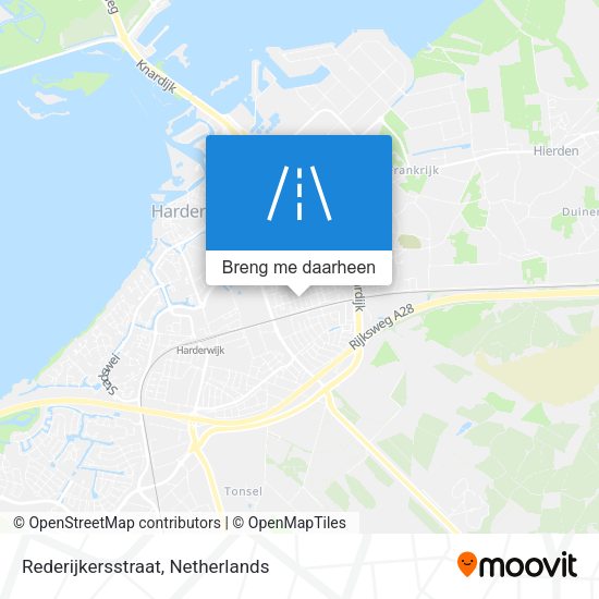 Rederijkersstraat kaart
