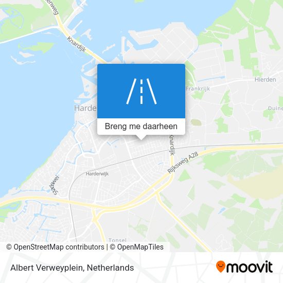 Albert Verweyplein kaart