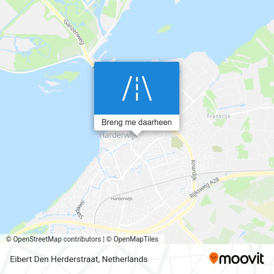 Eibert Den Herderstraat kaart