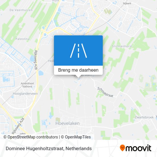 Dominee Hugenholtzstraat kaart