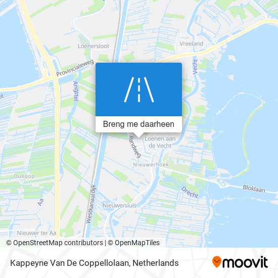 Kappeyne Van De Coppellolaan kaart