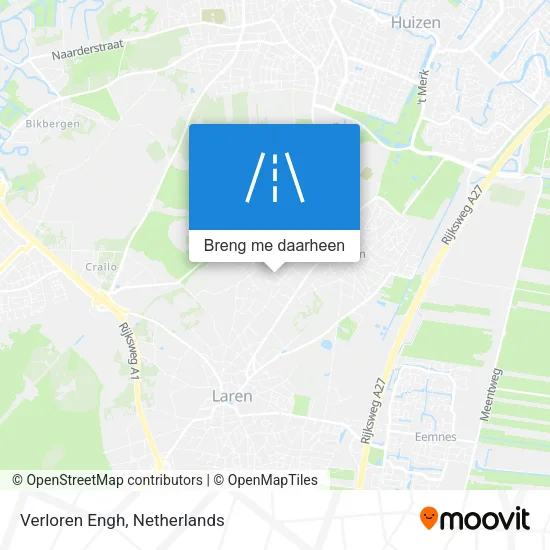 Verloren Engh kaart