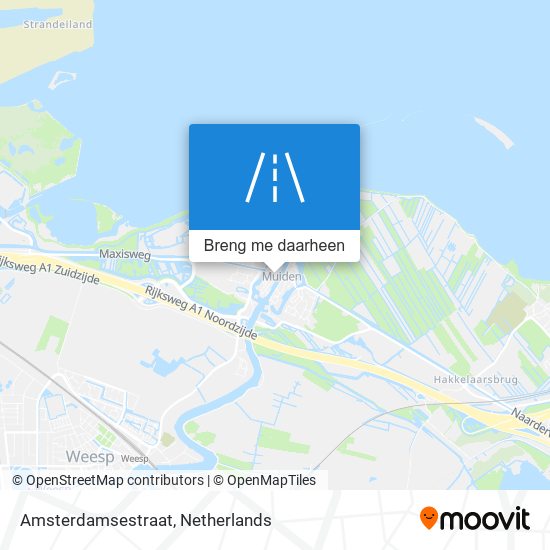 Amsterdamsestraat kaart