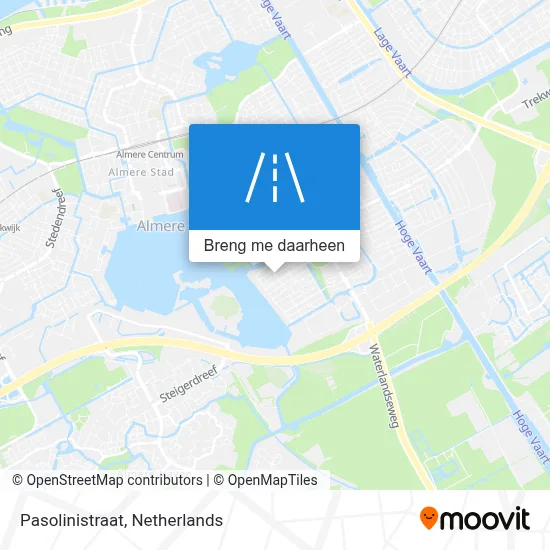 Pasolinistraat kaart