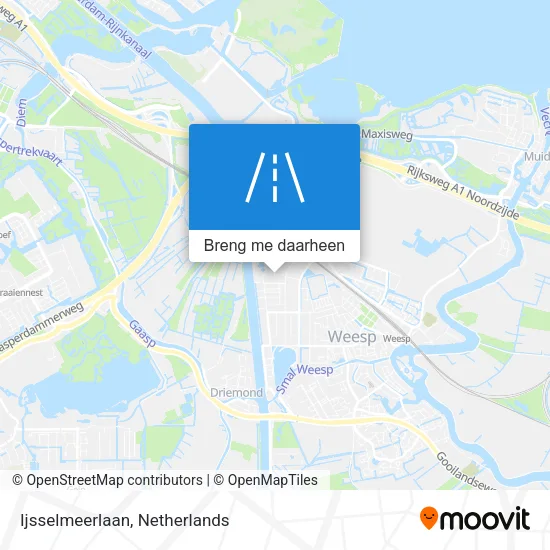 Ijsselmeerlaan kaart