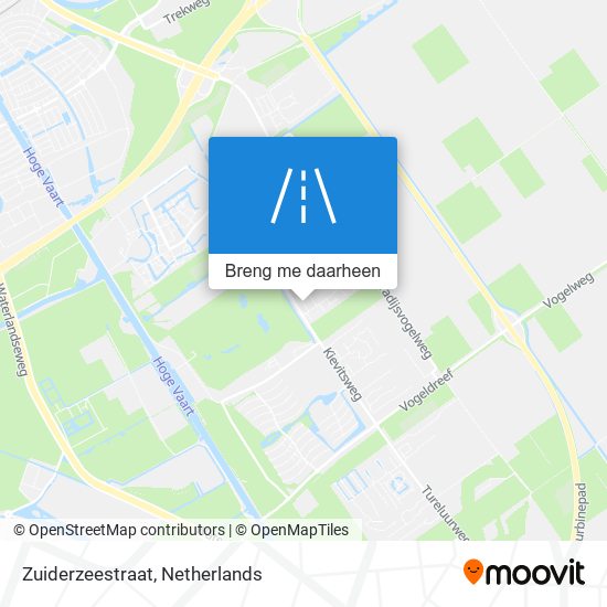 Zuiderzeestraat kaart