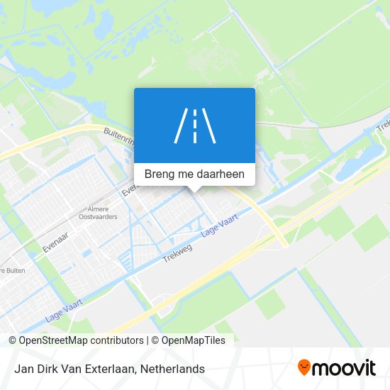 Jan Dirk Van Exterlaan kaart
