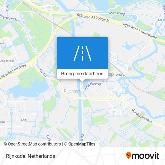 Rijnkade kaart