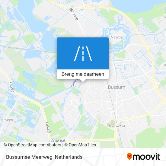 Bussumse Meerweg kaart