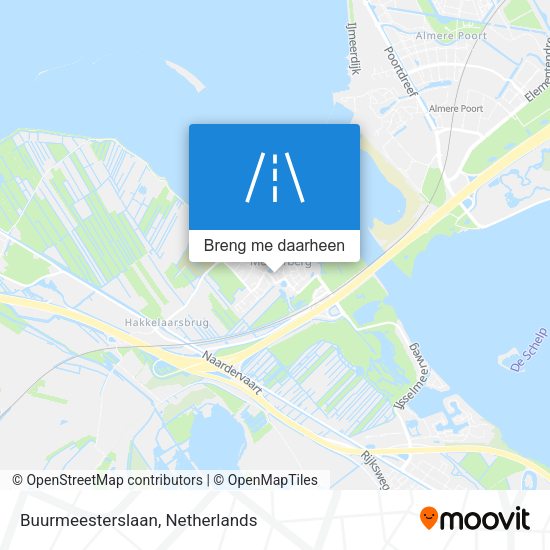 Buurmeesterslaan kaart