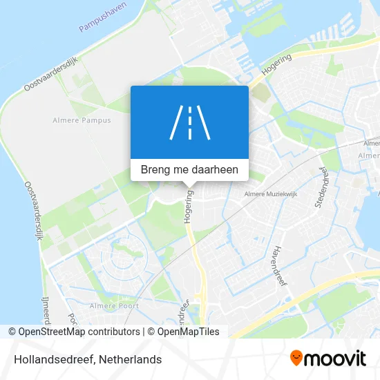 Hollandsedreef kaart