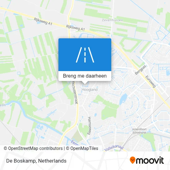 De Boskamp kaart
