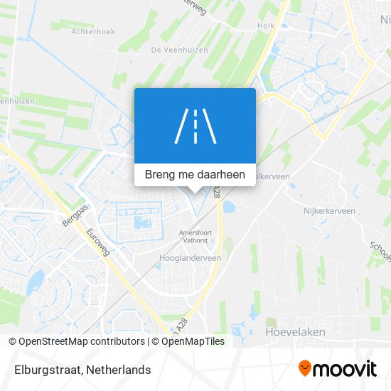 Elburgstraat kaart