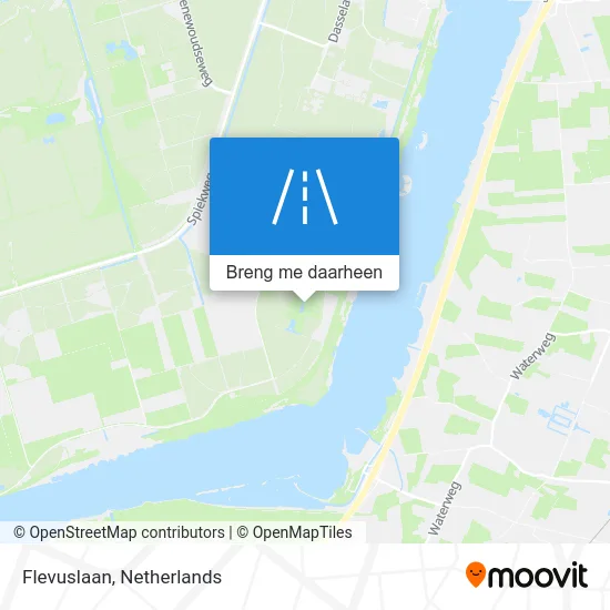 Flevuslaan kaart