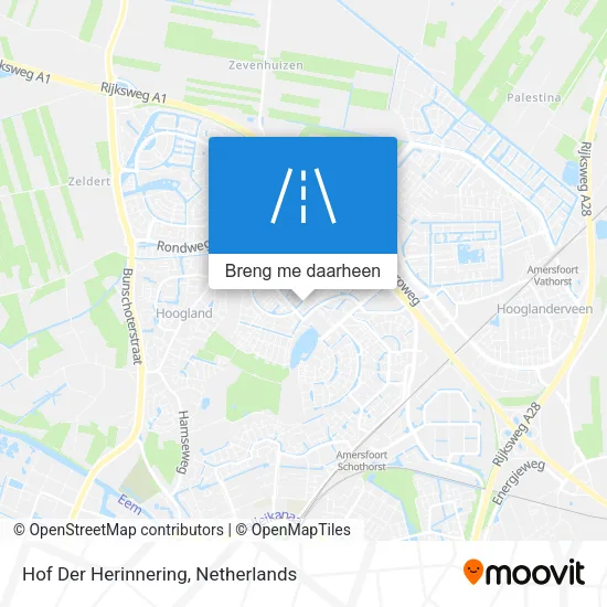 Hof Der Herinnering kaart
