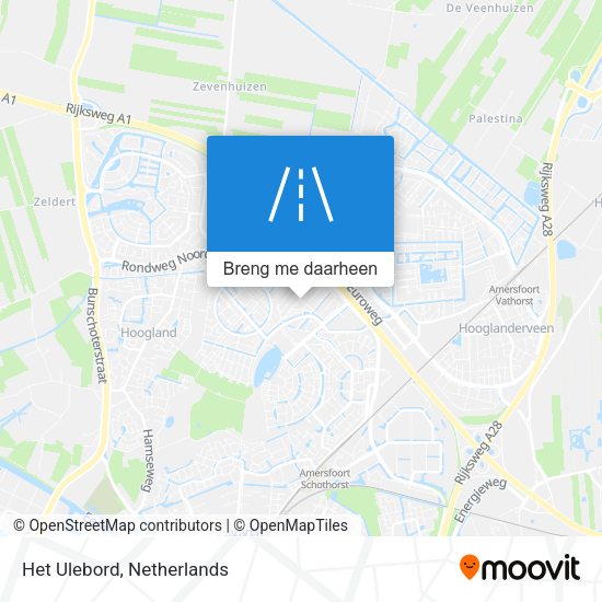 Het Ulebord kaart