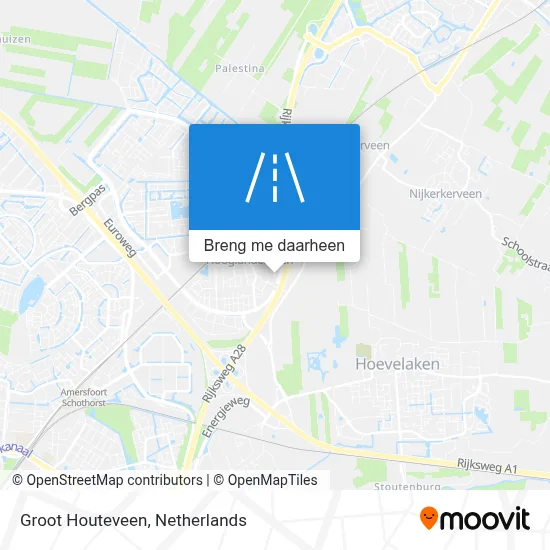 Groot Houteveen kaart
