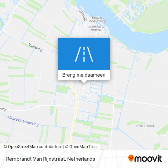 Rembrandt Van Rijnstraat kaart