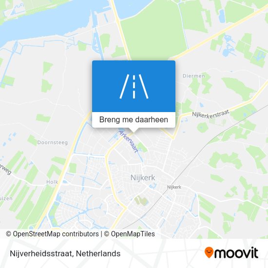 Nijverheidsstraat kaart