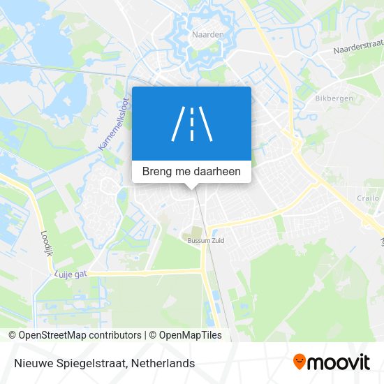 Nieuwe Spiegelstraat kaart
