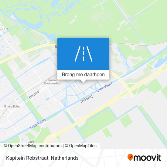 Kapitein Robstraat kaart