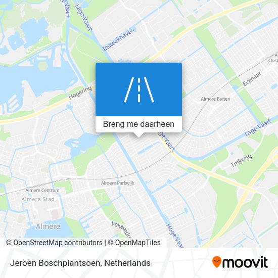 Jeroen Boschplantsoen kaart