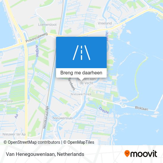 Van Henegouwenlaan kaart
