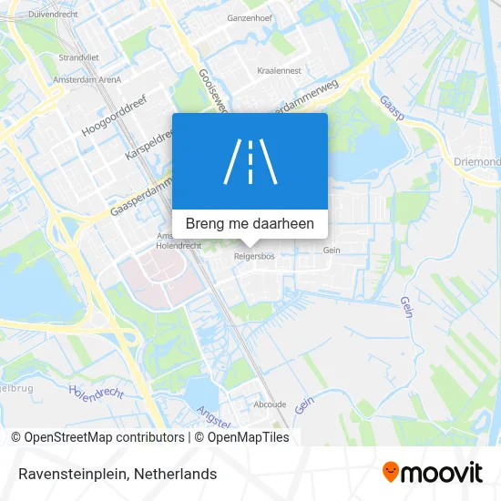 Ravensteinplein kaart