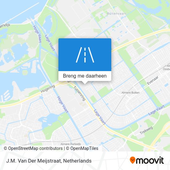 J.M. Van Der Meijstraat kaart