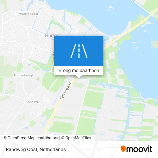 Randweg Oost kaart