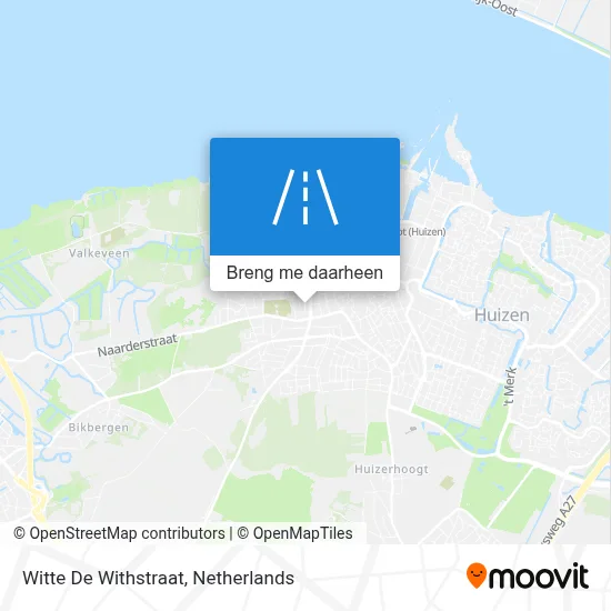 Witte De Withstraat kaart