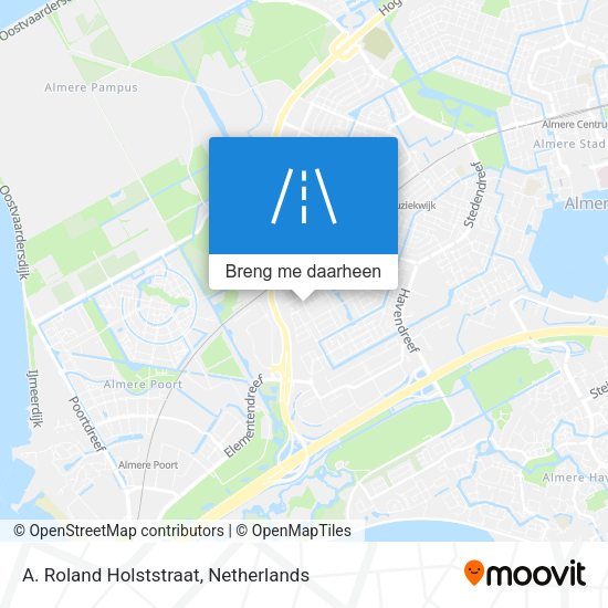A. Roland Holststraat kaart