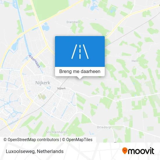 Luxoolseweg kaart