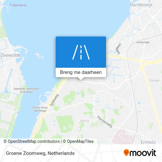 Groene Zoomweg kaart