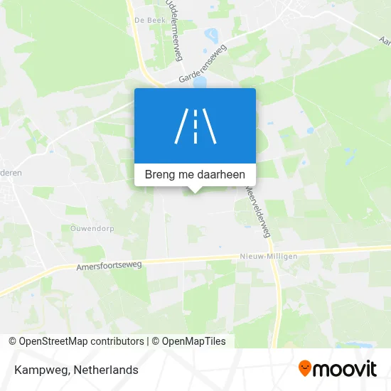 Kampweg kaart