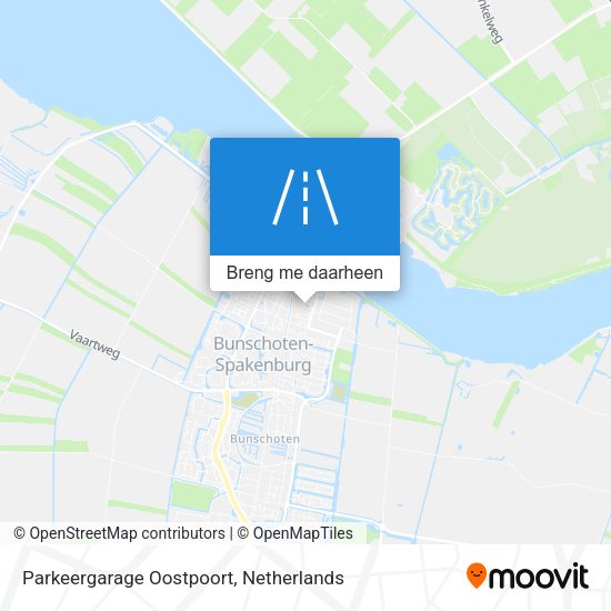 Parkeergarage Oostpoort kaart