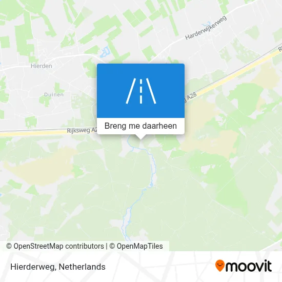 Hierderweg kaart