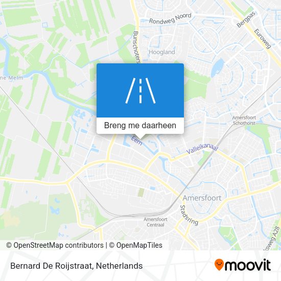 Bernard De Roijstraat kaart